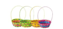48 Bulk Oval Easter Egg Basket