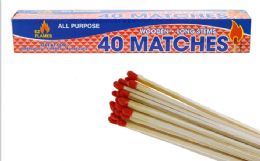 48 Bulk Wood Matches (40 Pc) (long/bbq)