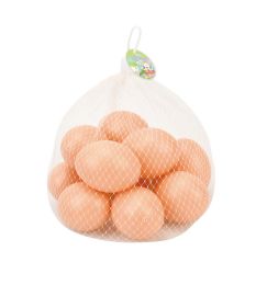 48 Bulk 6ct Pvc Eggs White & Brown
