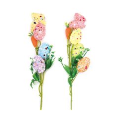 48 Bulk  Easter Foam Egg Bunny Set