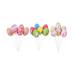 48 Bulk 6ct Easter Foam Egg Pick