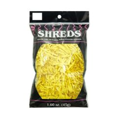 24 Bulk Crinkle Paper Shred Yellow 1.6oz 3mm
