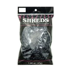 24 Bulk Crinkle Paper Shred Black 1.6oz 3mm