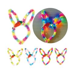 24 Bulk Easter Led Bunny Headband