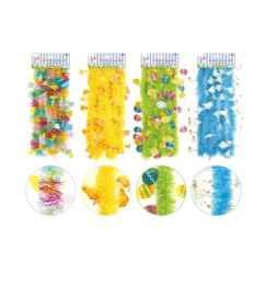 72 Bulk 9ft Easter Garland Assorted Color