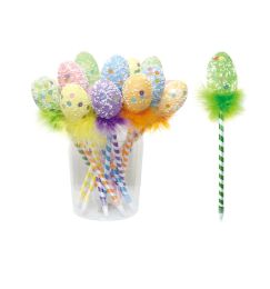 24 Bulk Ball Pen With Foam Egg