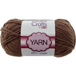 100 Bulk Yarn Acrylic Hazelnut 2oz #4 md