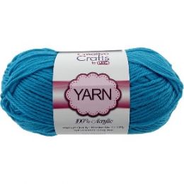 100 Bulk Yarn Acrylic Turquoise 2oz #4 md