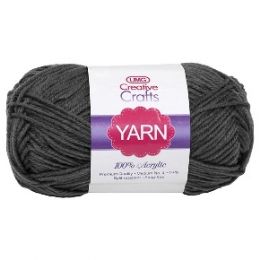 100 Bulk Yarn Acrylic Dark Grey 2oz #4 md