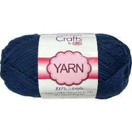 100 Bulk Yarn Acrylic Navy Blue 2oz #4 md