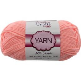 100 Bulk Yarn Acrylic Peach 2oz #4 md