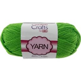 100 Bulk Yarn Acrylic Green 2oz #4 md