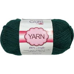 100 Bulk Yarn Acrylic Forest Green 2oz #4 md