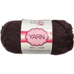 100 Bulk Yarn Acrylic Coffee 2oz #4 md