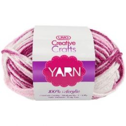 100 Bulk Yarn Acrylic Multicolor Rose 2oz #4 md