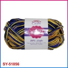 100 Bulk Yarn Acrylic Multicolor Garden 2oz #4 md