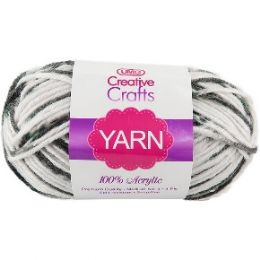 100 Bulk Yarn Acrylic Multicolor Smokey Grey 2oz #4 md	