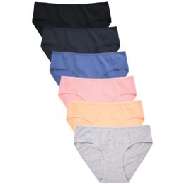 432 Bulk Mamia Ladies Cotton Bikini Panty