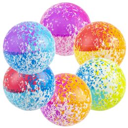 100 Bulk 6 inch Splatter Vinyl Ball
