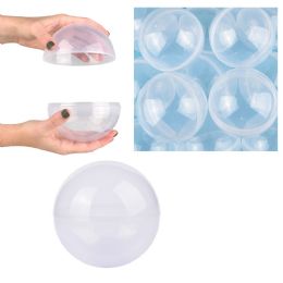100 Bulk 5 inch (120mm) Clear Round Capsules