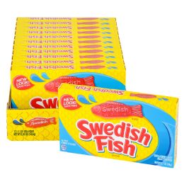 12 Bulk Swedish Fish Red Theater Box Candy 12pc