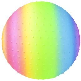 48 Bulk 18 inch Rainbow Knobby Ball (48/cs)