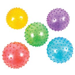250 Bulk 5 inch Glitter Knobby Ball Mix (250/cs)