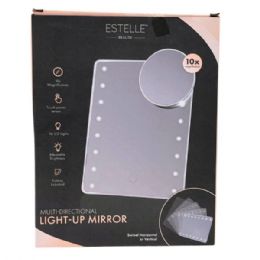 4 Bulk Estelle Beauty MultI-Directional 16 Led Makeup Mirror In White