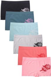 216 Bulk Sofra Ladies Seamless Boyshorts Panty
