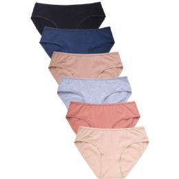 432 Bulk Mamia Ladies Cotton Bikini Panty