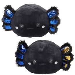 12 Bulk 16 inch Black Axolotl Pillow