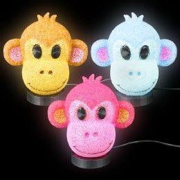12 Bulk 8 inch Sparkle Monkey Lamp