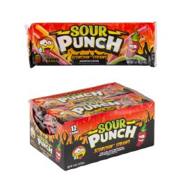 144 Bulk Sour Punch Scorchin Straws