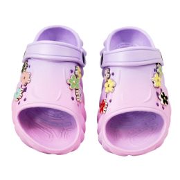 18 Bulk Girl's Charm Clog Purple