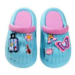 18 Bulk Girl's Charm Clog Blue