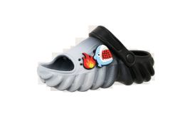 15 Bulk Toddler Boy's Charm Sandal Black