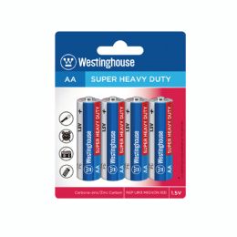 144 Bulk Aa Westinghouse 4pk Heavy Duty Batteries
