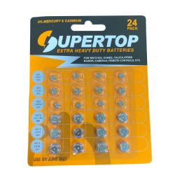 96 Bulk 24 Button Cell Battery (ag1/ag3/ag4/ag10/ag12/ag13)