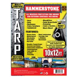 6 Bulk Tarp 10 X 12 Ft Silver Heavy Duty 160 Gsm