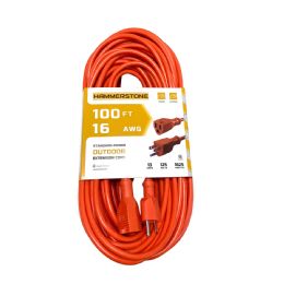 4 Bulk 100 Ft Orange Extension Cord 16 Awg Etl