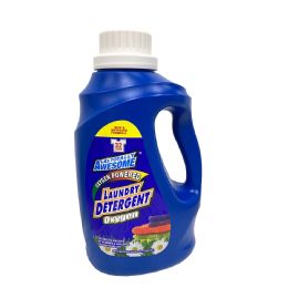 8 Bulk 64 Oz La's Totally Awesome Laundry Detergent Liquid, Oxygen (blue)
