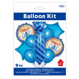 24 Bulk 9c Father's Day Balloon Kit