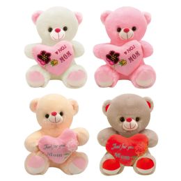 48 Bulk 12 inch Bear With Heart No.1 Mom