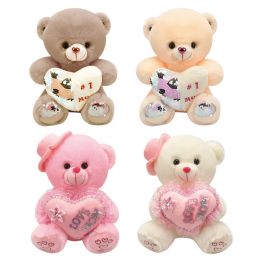 48 Bulk 12 inch Bear With Heart + Hat Mom