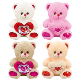 24 Bulk 20 inch Bear With Quilted Heart