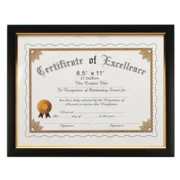 24 Bulk Certificate Frame 8.5x11 inch