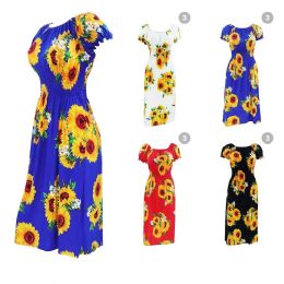 30 Bulk Womens Dress Size Assorted Sunflower