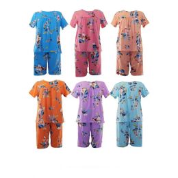48 Bulk Womens Floral Print Pajama Asst Sizes