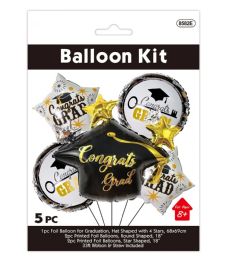 24 Bulk 5pc Graduation Balloon Kit