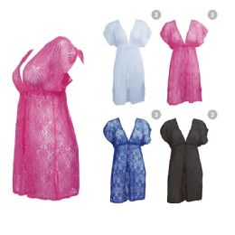 18 Bulk Coverup Top Assorted Colors
